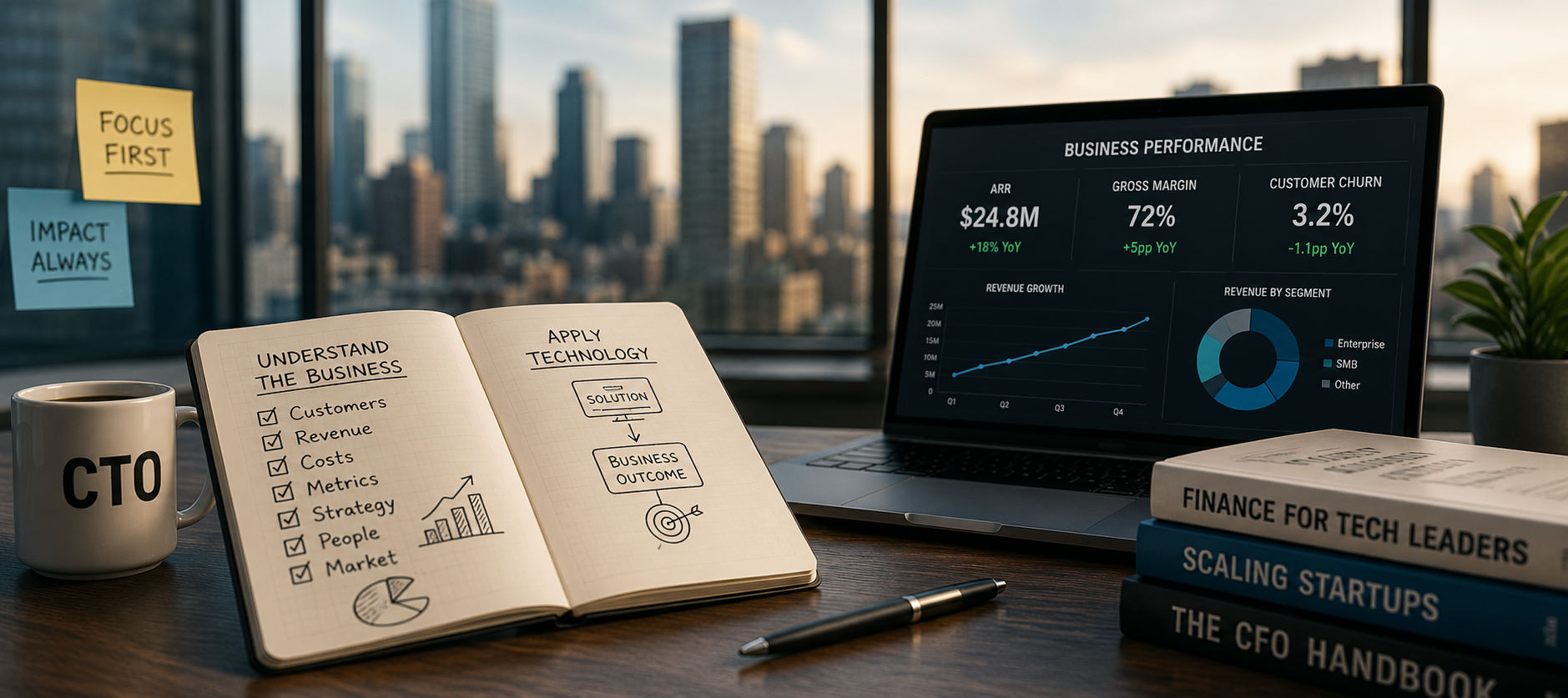 Your First 90 Days as a CTO - stop starting with the technology.